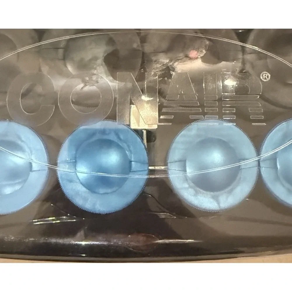 Conair Hot Rollers Set CHV14XRX Blue Flocked Rollers No Clips 580W